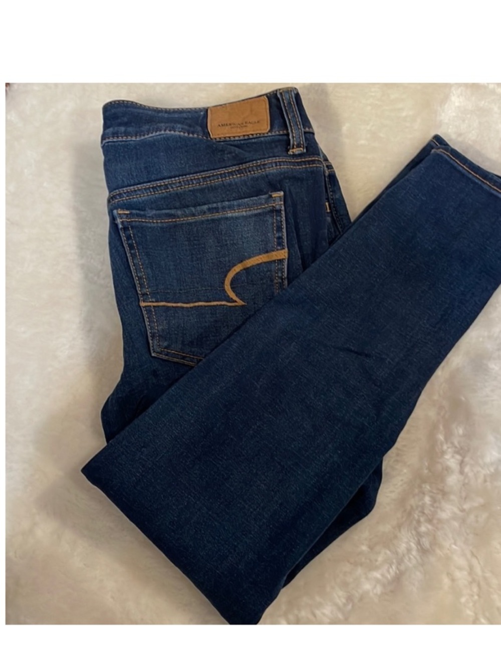 American Eagle Outfitters Women's Dark Indigo Skinny Jeans